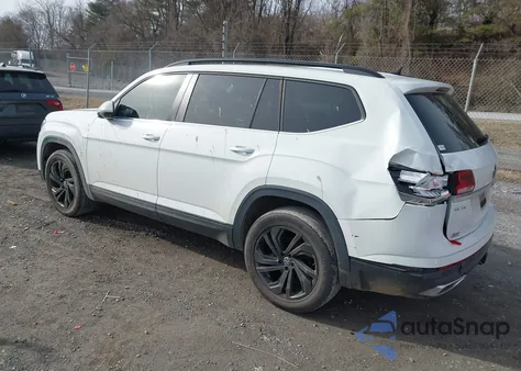 2022 Volkswagen Atlas 3.6L V6 Se W/Technology from USA, damaged, VIN 1V2KR2CA4NC535254